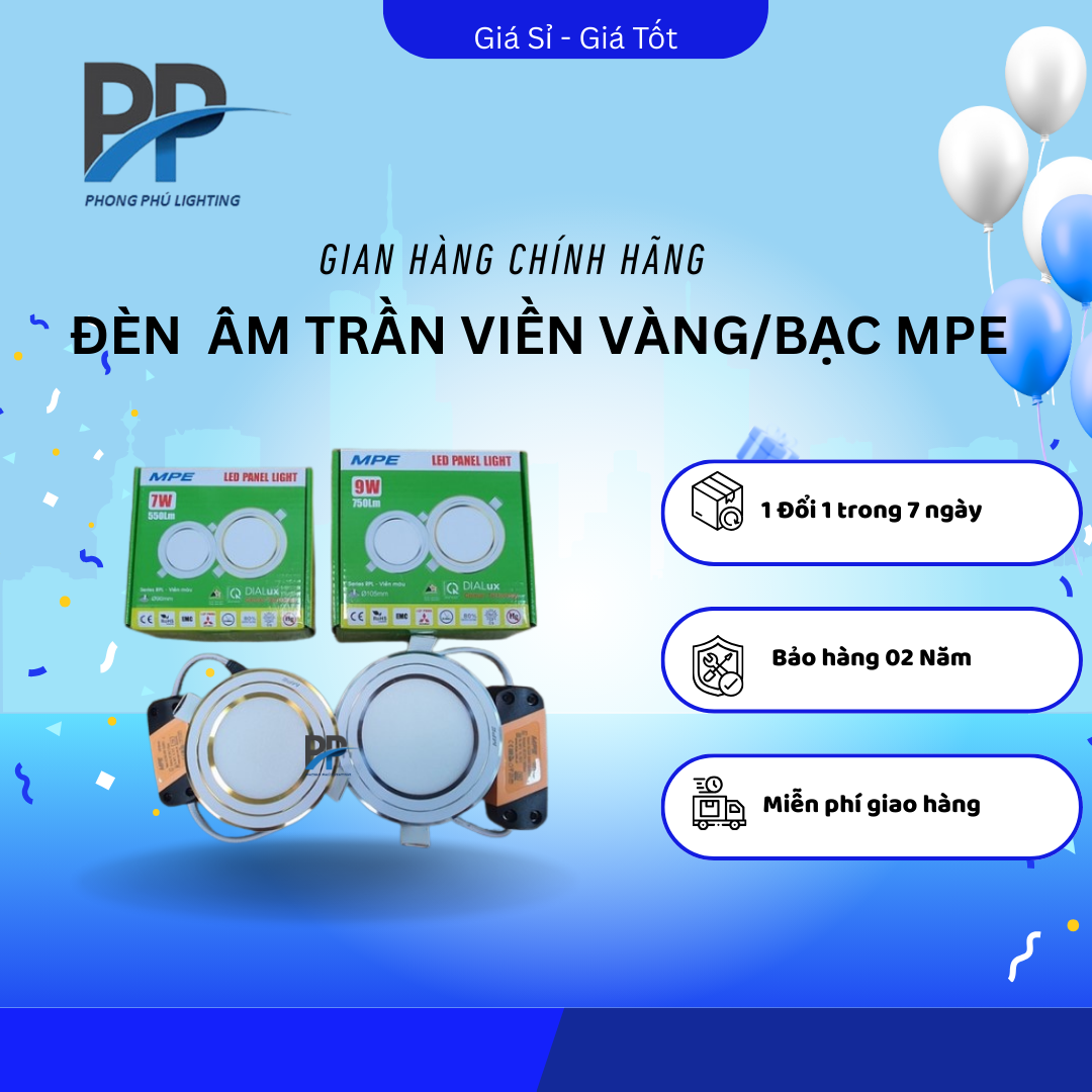 Âm Trần Viền Vàng/ Bạc MPE